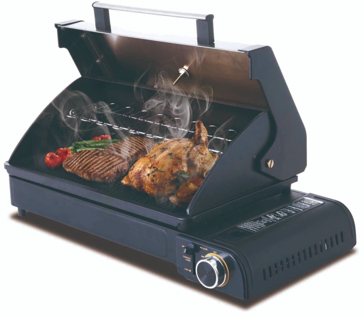 Borvat® Draagbare Camping Barbecue - Gas Barbecue - Multifunctionele Grill - Camping Kooktoestel - Outdoor BBQ — afbeelding 1