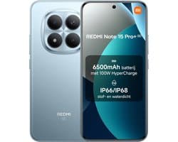 Xiaomi Redmi Note 15 Pro+ 5G 8GB+256GB Glacier Blauw | 6,83" 120Hz AMOLED | 200MP OIS | IP68 Waterdicht