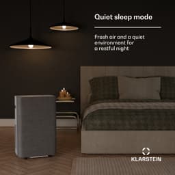 Klarstein Mobiele Airco AireLux Draagbare Airconditioner - 14.000 BTU, Smart App & Voice Control, voor kamers tot 30 m², 4-in-1 Koelen, Ontvochtiger, Ventilator & Slaapstand, Stil, Window Kit Inbegrepen, Grijs - Mobiele Airconditioner — thumbnail 9