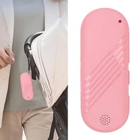 Bluetooth-kussenspeaker, draadloze bone conduction-speaker, mini draagbare onderkussenspeaker met volumeregeling en timerfunctie, slaapondersteunend apparaat met witte ruis (roze) — thumbnail 3