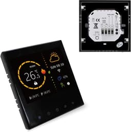 Slimme Thermostaat - Verwarmingscontroller Digitaal - Comfort Verwarmen - App Bediening - 5-35 Graden - Zwart — thumbnail 4