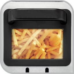 Friteuse - Frietpan - Lekkere friet bakken - Koude zone technologie - 4 Liter - Zilver — thumbnail 2