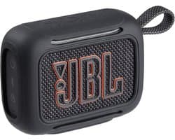 Beschermhoes geschikt voor JBL Go 5 Bluetooth Speaker - Meerdere Kleuren - Schokbestendig - Krasbestendig - Siliconen - Hoesje - Case - Bescherming - Zwart