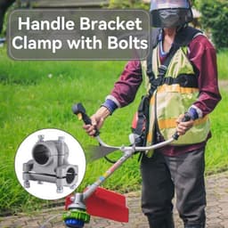 Stuurbeugel geschikt voor grasmaaier, houder geschikt voor grasmaaierstuur, grasmaaierstuur, stuurbeugel, accessoirebeugel geschikt voor grasmaaierstuur, 26 mm — thumbnail 2