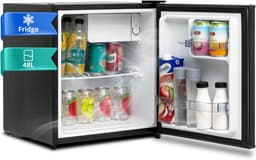 Mini Koelkast - Drankkoelkast Tafelmodel - Dranken Koelen - Stille Werking 39 dB - 45 Liter - Zwart — thumbnail 1