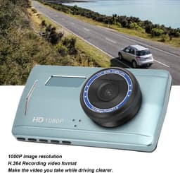Tomantery Car Dash Cam met Nachtzicht - 4.5 Inch 170° Wide Angle HD Recorder — thumbnail 5