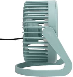 aladdien - USB Bureauventilator - Stil - Lichtblauw - Compact - Drukbestendig - Voor Thuis en Kantoor - Ventilator met Verlengde Kabel — thumbnail 3