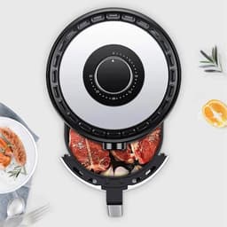 Airfryer - Hete Lucht Oven - Gezond Koken - Vortx Technologie - 3.5 Liter - Rood — thumbnail 3