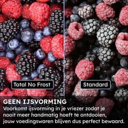 Haier HTR3518ENMX - Koel-vriescombinatie - 303L - Direct Access Lades - Flexible Deur Vakken - Total No Frost - 99% Air Surround - Energieklasse E - 10 Jaar Garantie op onderdelen — thumbnail 5
