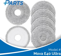 Mova E40 Ultra Dweilpads (6 Stuks, Plus.Parts® alternatief voor RMP8) — thumbnail 1