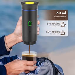 YOR® Draagbare Koffiemachine - Blender To Go - Draagbare Blender - Groen - 9cm x 9cm x 27cm — thumbnail 2