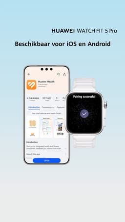 HUAWEI WATCH FIT 5 PRO- Wit - Premium ontwerp - Geavanceerde outdoor workout mogelijkheden - Professioneel gezondheidsmonitoring met TruSense - Compatibel met iOS & Android — thumbnail 11