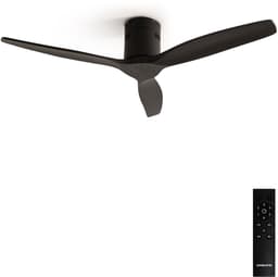 CREATE - Plafondventilator 40W silent 100% hout - S - Geen licht - Afstandsbediening - WIND CALM NATURAL WOOD — thumbnail 1
