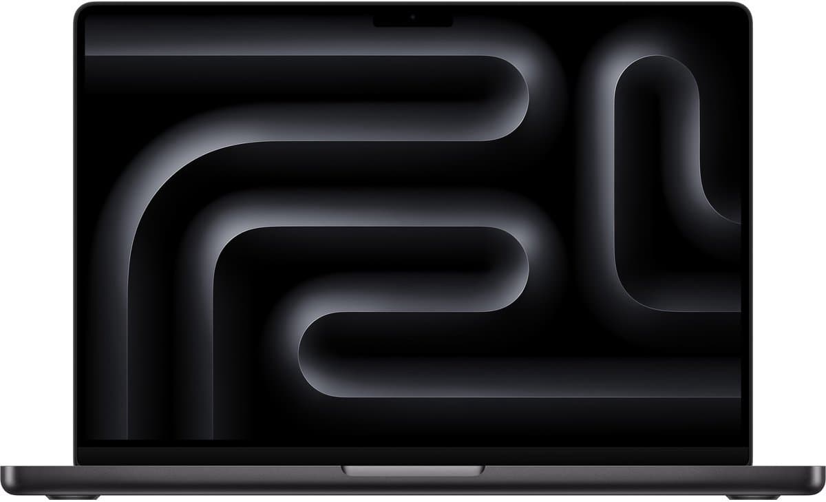 MacBook Pro 14" 2024 M4 10CPU 10GPU RAM 16GB 1TB SSD Nano-Texture Space Black QWERTY — afbeelding 1