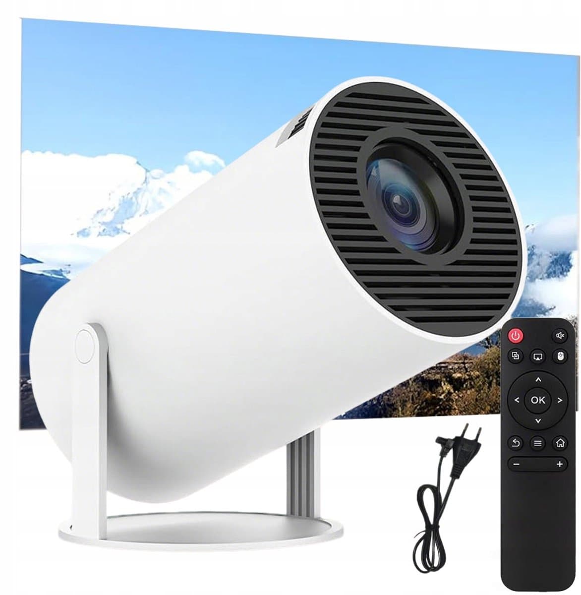 Mini Smart Draagbare Projector - Android iOS - 2.4G/5G wifi - Bluetooth 5.0 - Automatische keystone-correctie — afbeelding 1