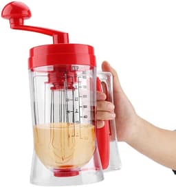 Beslagdispenser Mengmachine - Bakgereedschap Beslagmaker - Gebak Maken - Handbediende Mixer - 215 x 98 x 185 cm - Transparant — thumbnail 1