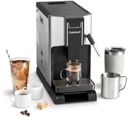 Cuisinart - Volautomatisch Koffiezetapparaat - Espresso, Americano & Cold Brew - RVS Kegelmolen - 15 Bar - Melkschuimer - 1,5L Waterreservoir - Zilver/Zwart — thumbnail 2