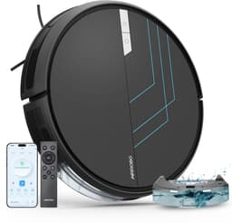 AIRROBO P30 - Robotstofzuiger - voor nat en droog gebruik-met dweilfunctie-krachtige zuigkracht van 3000 Pa-Ondersteunt wifi/app/spraakbesturing-voor dierenharen en harde vloeren — thumbnail 1