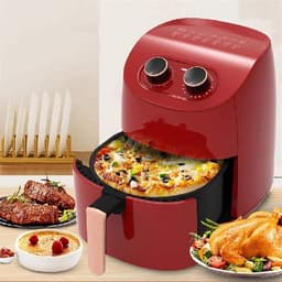 Heteluchtfriteuse Thuisgebruik - Snelle Frituur - Gezond Koken - Geen Olierook - 3.5 Liter - Multi — thumbnail 2