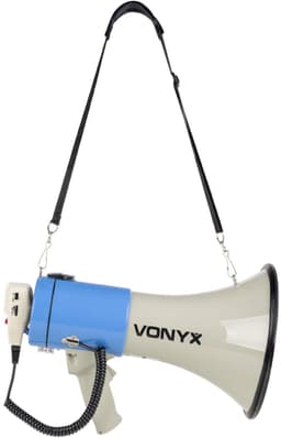 Megafoon - Vonyx MEG060 - Megafoon 60W met USB / SD mp3 speler, sirene en afneembare microfoon — thumbnail 4