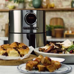 Heteluchtfriteuse - Airfryer XL - Gezond Koken - 8 Auto Programma's - 42 Liter - Roestvrij Staal — thumbnail 5