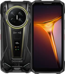 DOOGEE Vmax2 Robuuste smartphone 5G - 6.78 inch 120Hz - 48GB RAM - 512GB ROM - 22000 mAh 120W - Android 16 - 200MP AI camera - IP68/IP69K - NFC,GPS - Telefoons 2026 nieuw - Zwart — thumbnail 1
