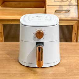 Compacte heteluchtfriteuse - Olievrije pan - Gezond koken - Energiebesparend ontwerp - 4 Liter capaciteit - Zwart — thumbnail 3