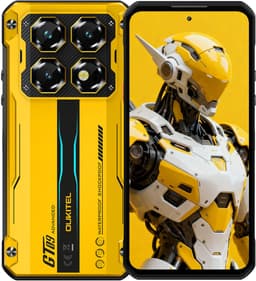 OUKITEL WP60 Rugged Smartphone 5G - 24GB RAM - 256GB ROM - 7,2 inch 120Hz - 10000mAh 33W - 108MP Camera - Dual SIM - Android 15 - NFC GPS - Geel — thumbnail 1