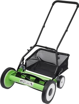 Handgrasmaaier - Gazonmaaier - Tuinonderhoud - 9 Hoogteposities - 40-64 cm Maaibreedte - Groen — thumbnail 1