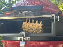 PiRO bbq JB Edition - Pizzaoven voor kamado barbecue - Draaispit batterijmotor bbq — thumbnail 4