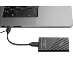 Snelle Externe SSD - Draagbare Opslag - Bestanden Overzetten - OTG Smartphone Compatibel - 500 GB - Zwart