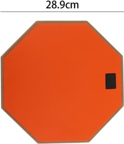 Drumpad - Oefenpad Trommel - Stil Drummen Oefenen - Geluidsreducerende Structuur - 30 cm - Zwart — thumbnail 5
