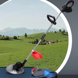 Elektrische Grasmaaier - Handmaaier Accu - Gazon Onderhoud - Borstelloze Motor - 90 x 30 x 20 cm - Zwart — thumbnail 4