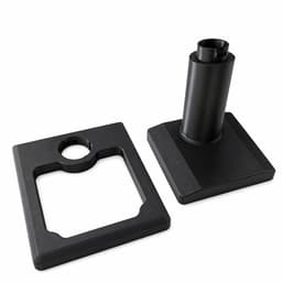 Alvora speaker standaard geschikt voor Edifier MR3 - 1 stuk - 120 mm verhoging - 10° kanteling - Kabelmanagement - Zwart — thumbnail 2
