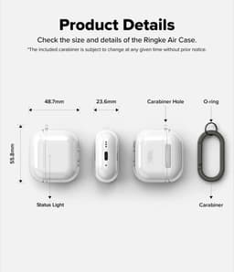 Ringke Air Case Apple AirPods 4 Hoesje TPU Transparant — thumbnail 4
