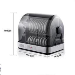 Compacte Vaatwasser - Mini Afdroger - Hygiënisch Servies - Hoge Temperatuur Sterilisatie - 54 Liter Capaciteit - Zilver — thumbnail 1