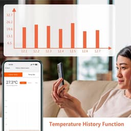 Slimme Digitale Thermostaat voor Elektrische Vloerverwarming - Programmeerbaar met WiFi en Spraakbesturing — thumbnail 5