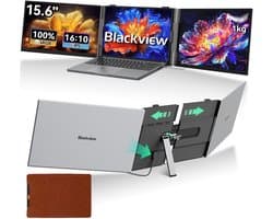 Blackview DCM8 Pro Portable Monitor - 15,6 inch - 1080p FHD - Ultradun 4,6mm - 100% sRGB - Laptopscherm: 14-17.3"
