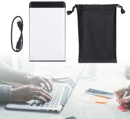 Dailygoody - Externe harde schijf - Draagbare USB 3.0 HDD - Snelle gegevensoverdracht 50-130M/S - Ultradun model - 40 GB opslag - Geschikt voor o — thumbnail 5