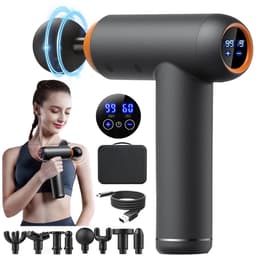 Cherrys Finds - Massage Apparaat - Massage Gun - Massage Pistool - Massage - Massage Gun Professioneel - Met 10 Opzetstukken - Voor Spieren En Gewrichten - Zwart — thumbnail 2