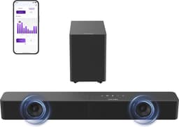 ULTIMEA Poseidon R3T 2.1-kanaals soundbar met draadloze subwoofer, app-bediening, soundbar voor Smart TV, Bluetooth 6.0, HDMI, optisch — thumbnail 1