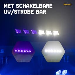 Feestverlichting op statief - BeamZ CLS NesoUV partybar - Discolampen - DMX en muziekmodus - RGBW-UV — thumbnail 4