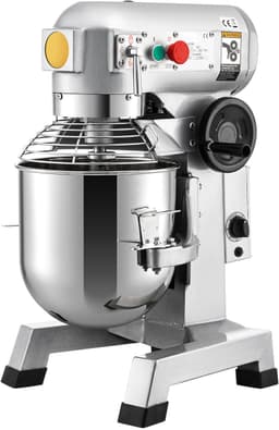 Keukenmachine met 15qt Rvs Kom, 850w Elektrische Kneedmachine met 3 Snelheden 113/184/341RPM, Inclusief Deeghaak en Klopklopper, Geschikt voor Bakkerijen en Pizzeria's — thumbnail 2