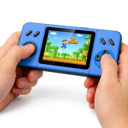 Retro Game Console – Handheld Spelcomputer voor kinderen – Gameboy – Reisspeelgoed – LCD-kleurenscherm – 266 Games — thumbnail 1