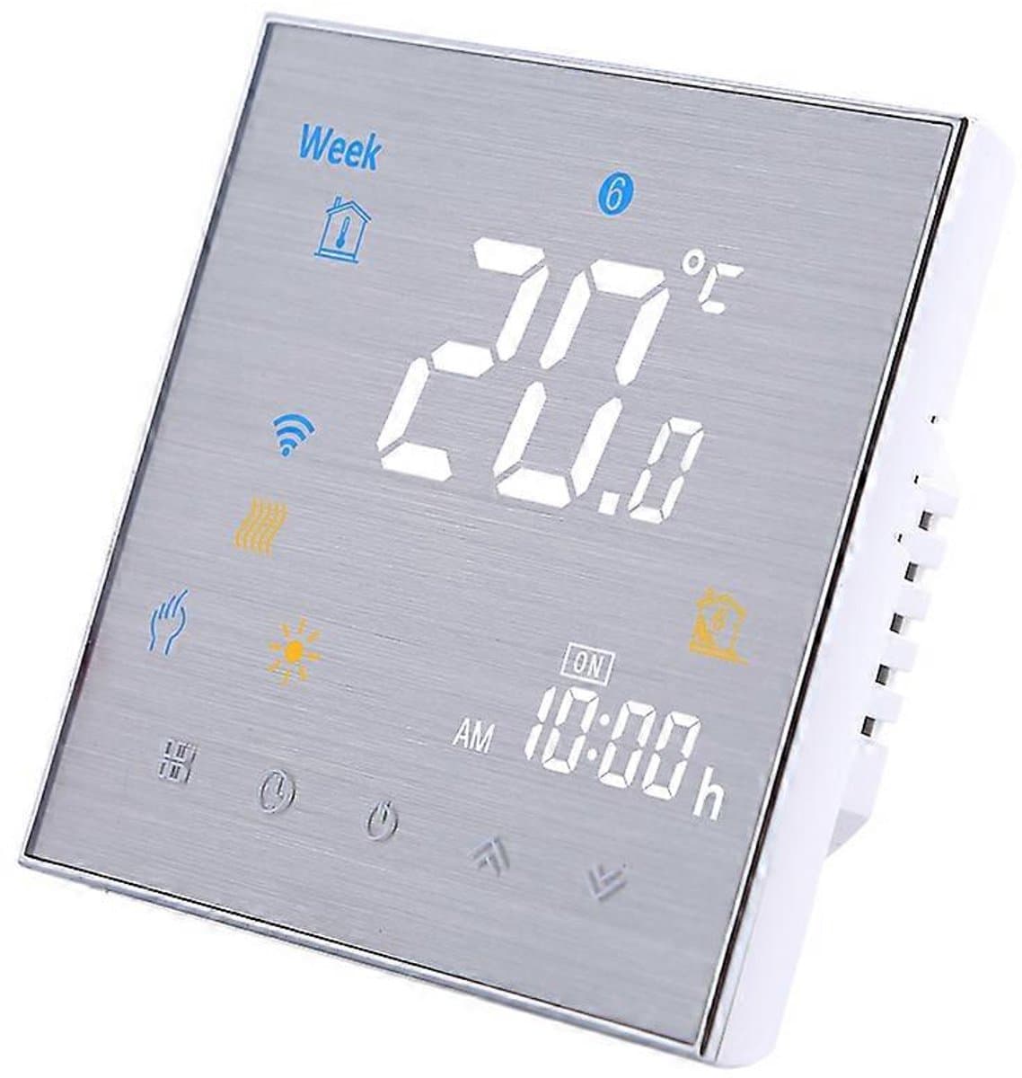 BHT-3000GCLW- WiFi Slimme Thermostaat - 5A 95-240V - Groot LCD - 86x86x13.3mm — afbeelding 1