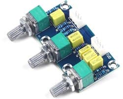 Audio Preamp Board - Tone Board - Hifi Audio - Passieve Toonregeling - 56 x 28mm