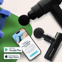 Massage Gun Mini PRO - Samengesteld door Msc. Fysio - Inclusief app - Sport en Relax Massage Apparaat - 4 opzetstukken - Professioneel - Bellies family — thumbnail 5