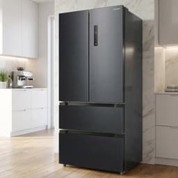 Heinner HCFD-M516INVHDXE++ French Door Amerikaanse Koelkast – 516 L – No Frost – LED Touch Display – InoxCool & ADT Fresh System – Donker RVS – 5 Jaar Garantie — thumbnail 6