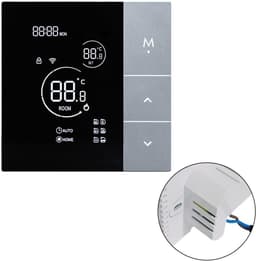 Slimme Thermostaat - Vloerverwarming Controle - Energie Besparen - App Bediening - 10x10x7 cm - Wit — thumbnail 4
