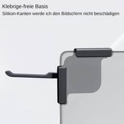 Hoofdtelefoonhouder Monitor - Bureau Klem - Ruimte Besparen - Klembaar Ontwerp - 14.5 cm Lengte - Zwart — thumbnail 4